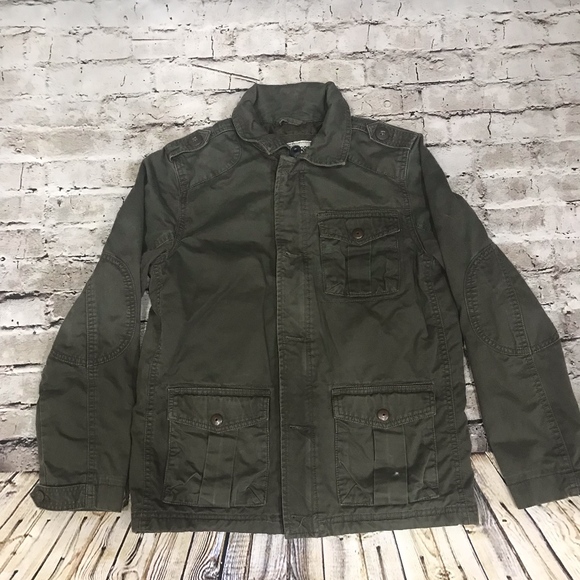 The Children's Place Other - Children's Place Army Green 3 Pocket Boys Coat